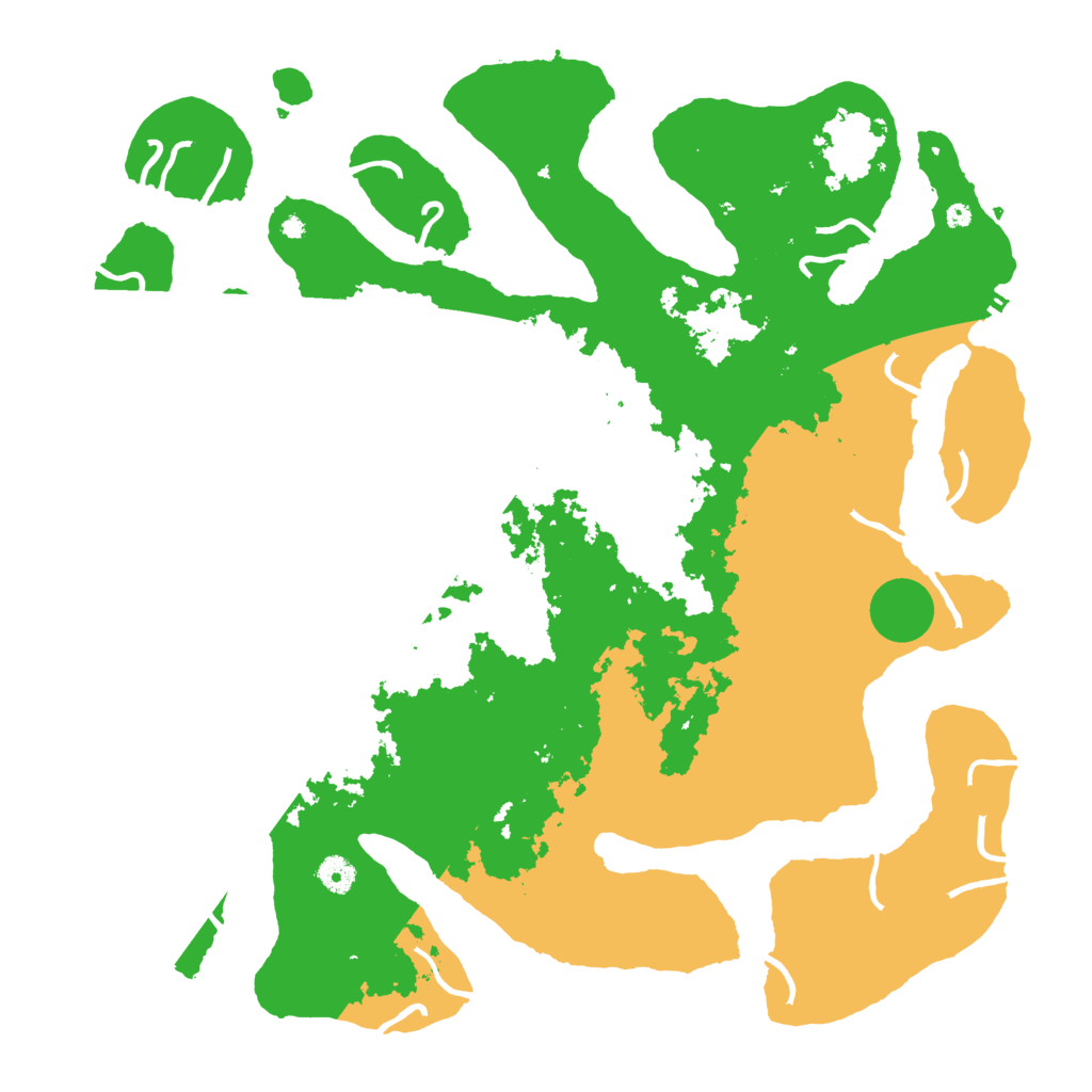 Biome Rust Map: Procedural Map, Size: 4500, Seed: 5021687