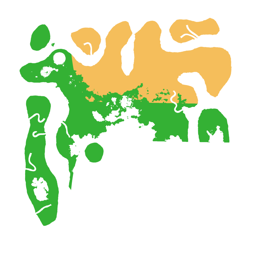 Biome Rust Map: Procedural Map, Size: 3700, Seed: 6143405