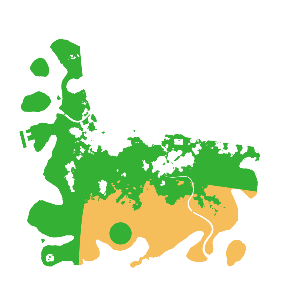Biome Rust Map: Procedural Map, Size: 3500, Seed: 2404532