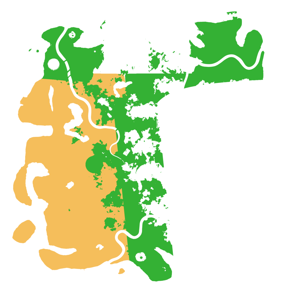 Biome Rust Map: Procedural Map, Size: 4500, Seed: 5555916