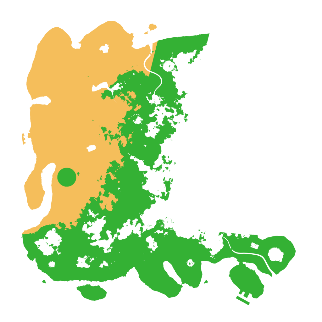 Biome Rust Map: Procedural Map, Size: 4500, Seed: 5119088