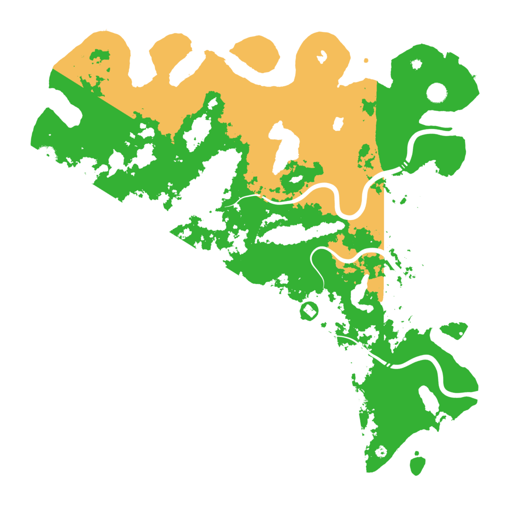 Biome Rust Map: Procedural Map, Size: 4500, Seed: 2036185