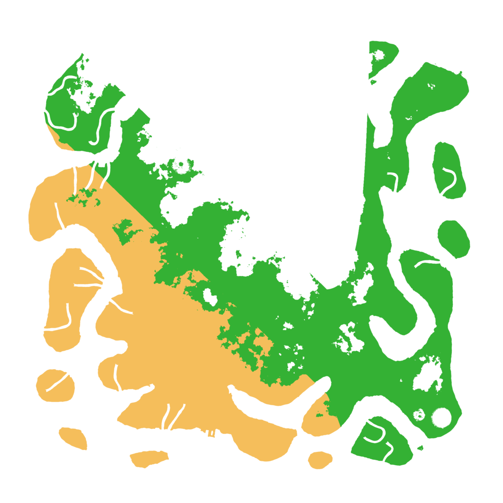 Biome Rust Map: Procedural Map, Size: 4500, Seed: 1133078