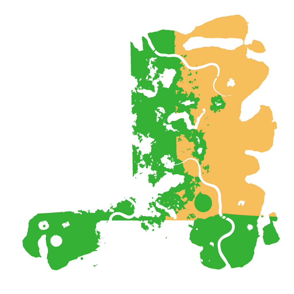 Biome Rust Map: Procedural Map, Size: 4500, Seed: 1749129