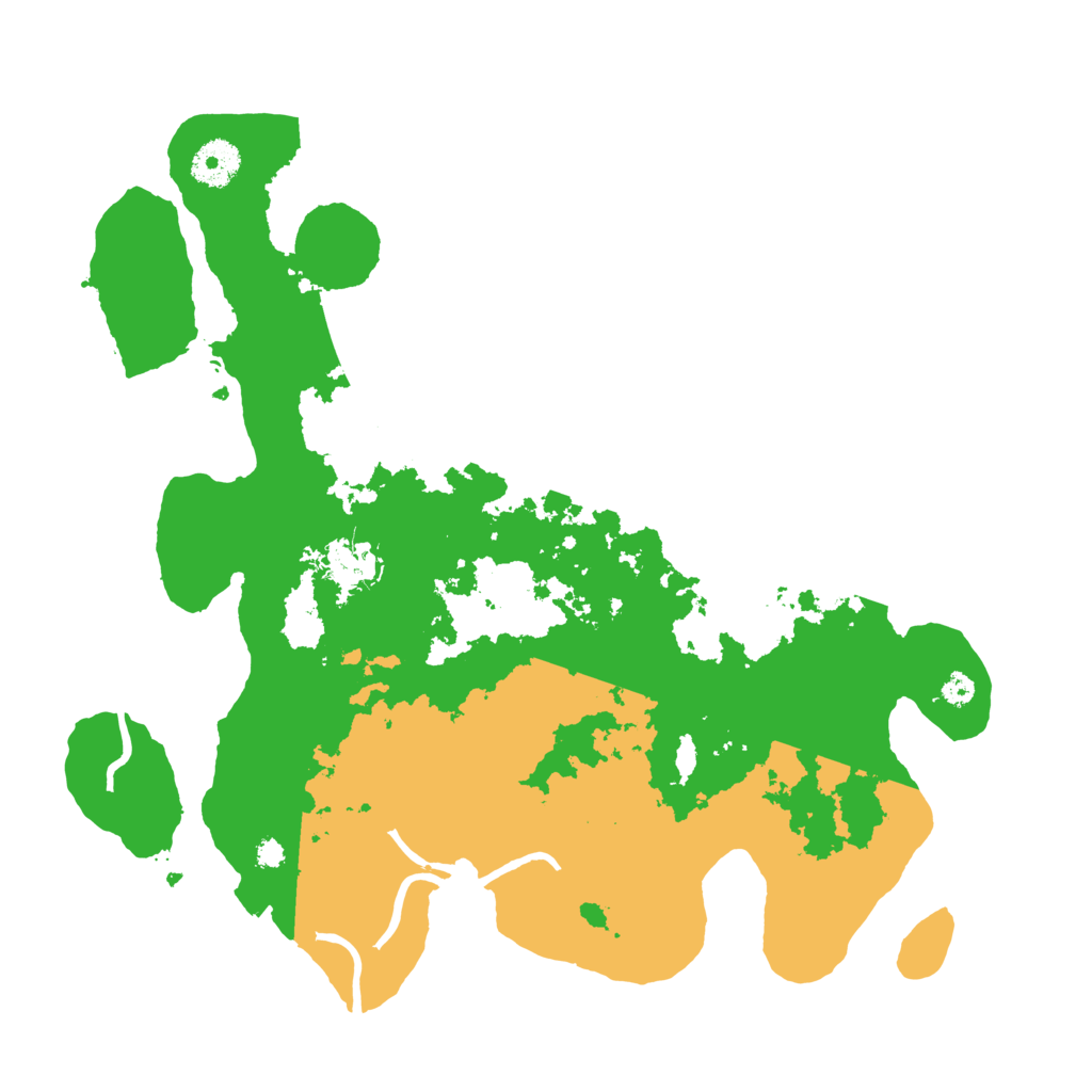 Biome Rust Map: Procedural Map, Size: 3500, Seed: 3869764