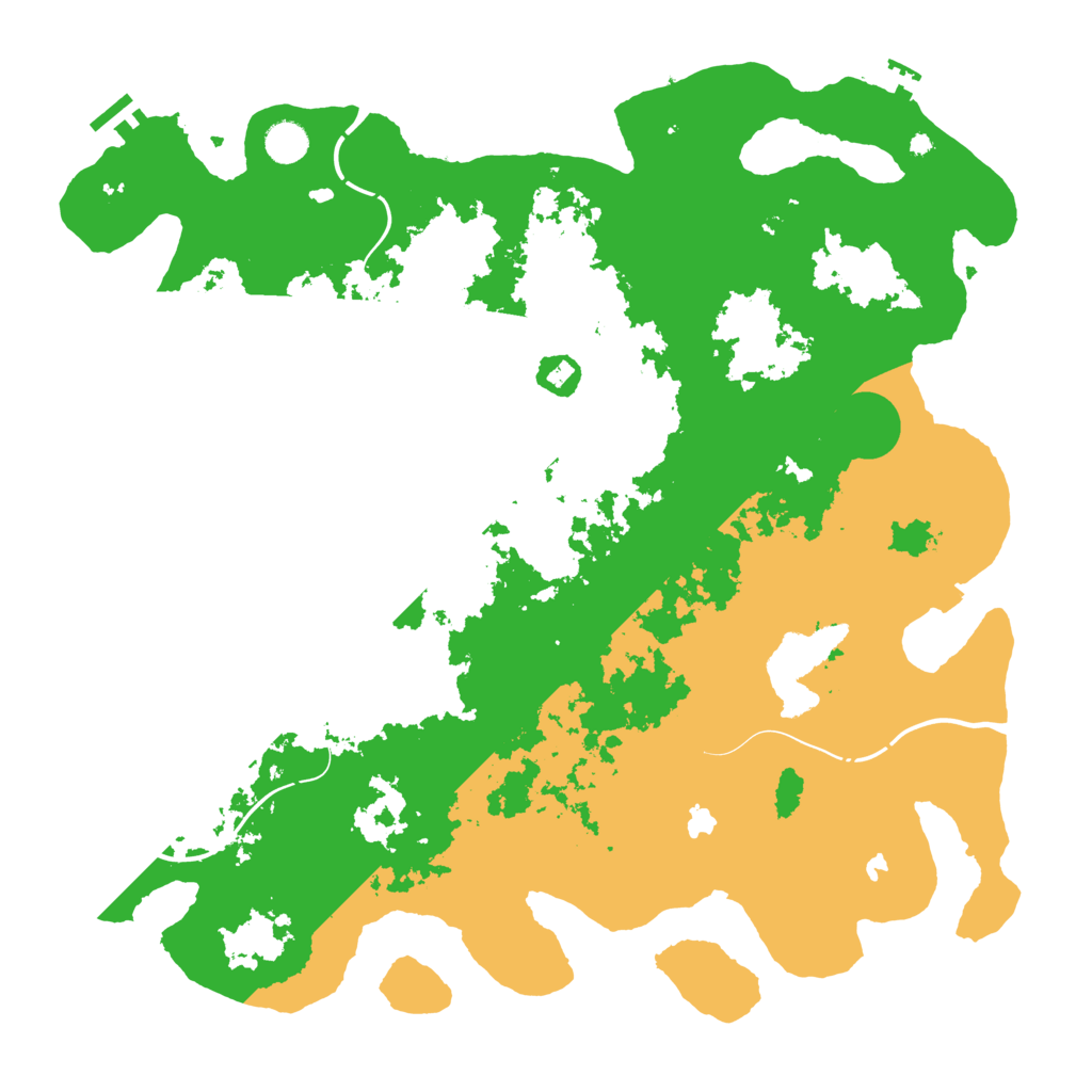 Biome Rust Map: Procedural Map, Size: 4500, Seed: 4898503