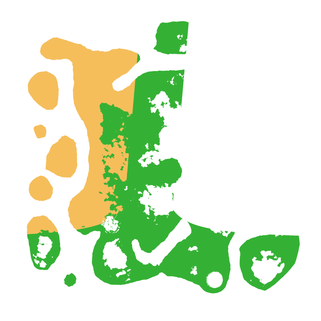 Biome Rust Map: Barren, Size: 3500, Seed: 216299