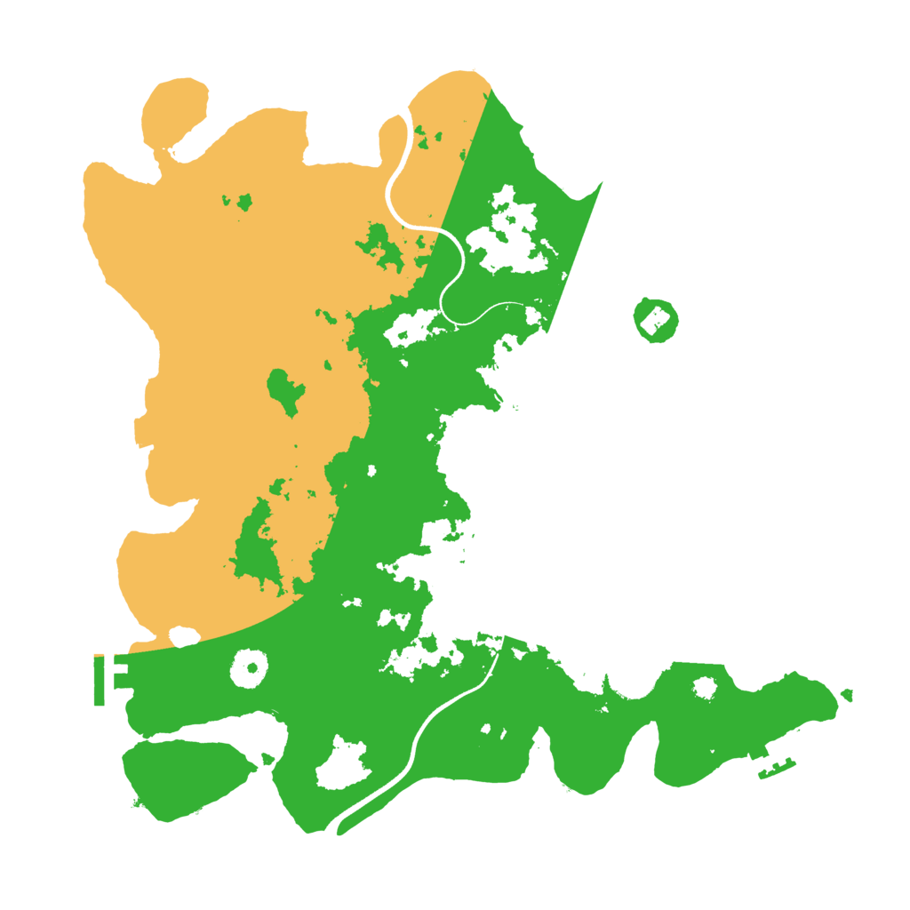 Biome Rust Map: Procedural Map, Size: 3550, Seed: 912330
