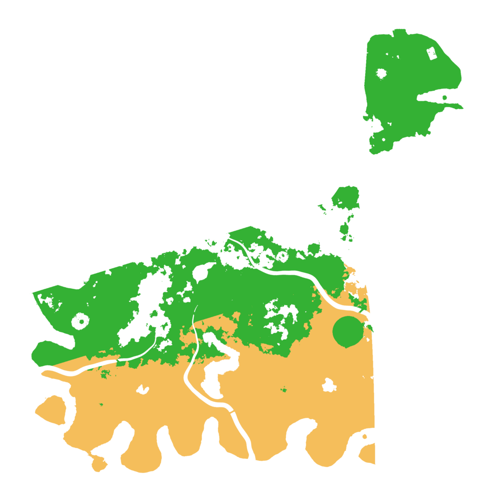 Biome Rust Map: Procedural Map, Size: 4500, Seed: 5875847