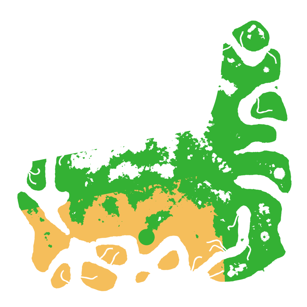 Biome Rust Map: Procedural Map, Size: 5000, Seed: 334557865