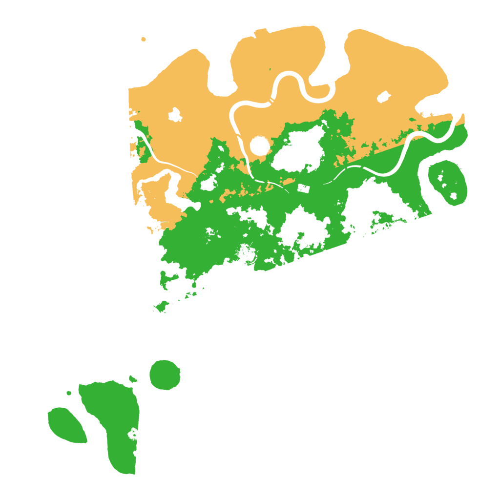 Biome Rust Map: Procedural Map, Size: 4500, Seed: 112589