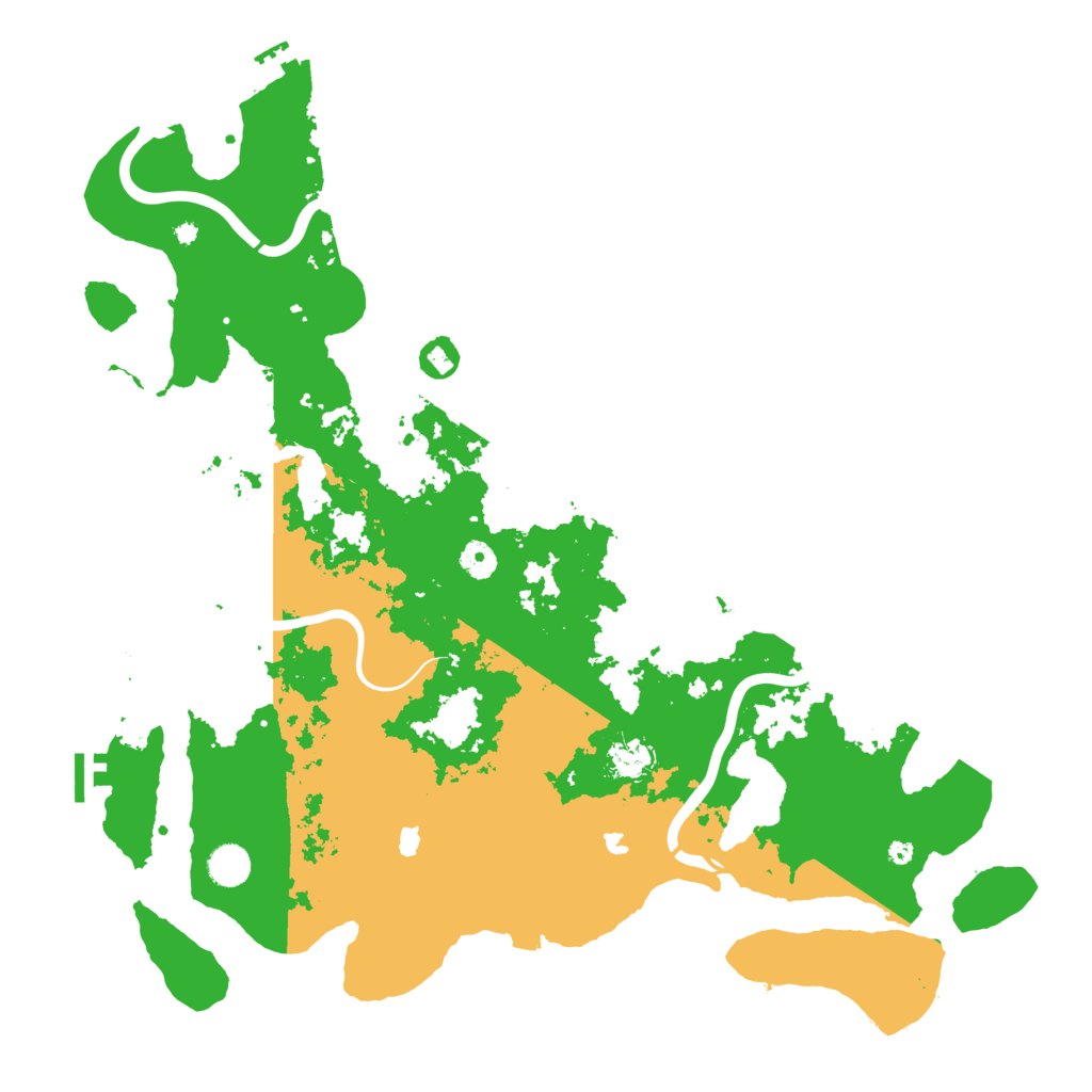Biome Rust Map: Procedural Map, Size: 4500, Seed: 3662466