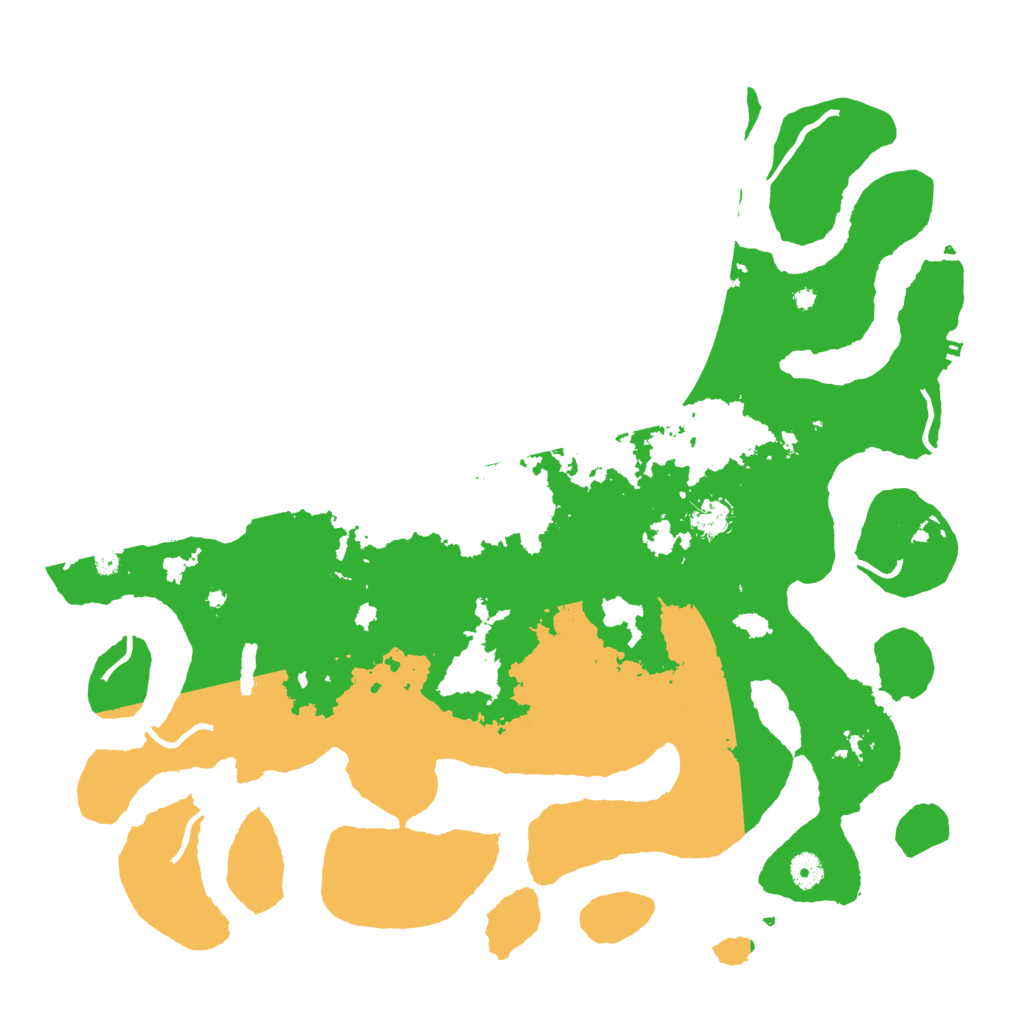 Biome Rust Map: Procedural Map, Size: 4500, Seed: 2295746