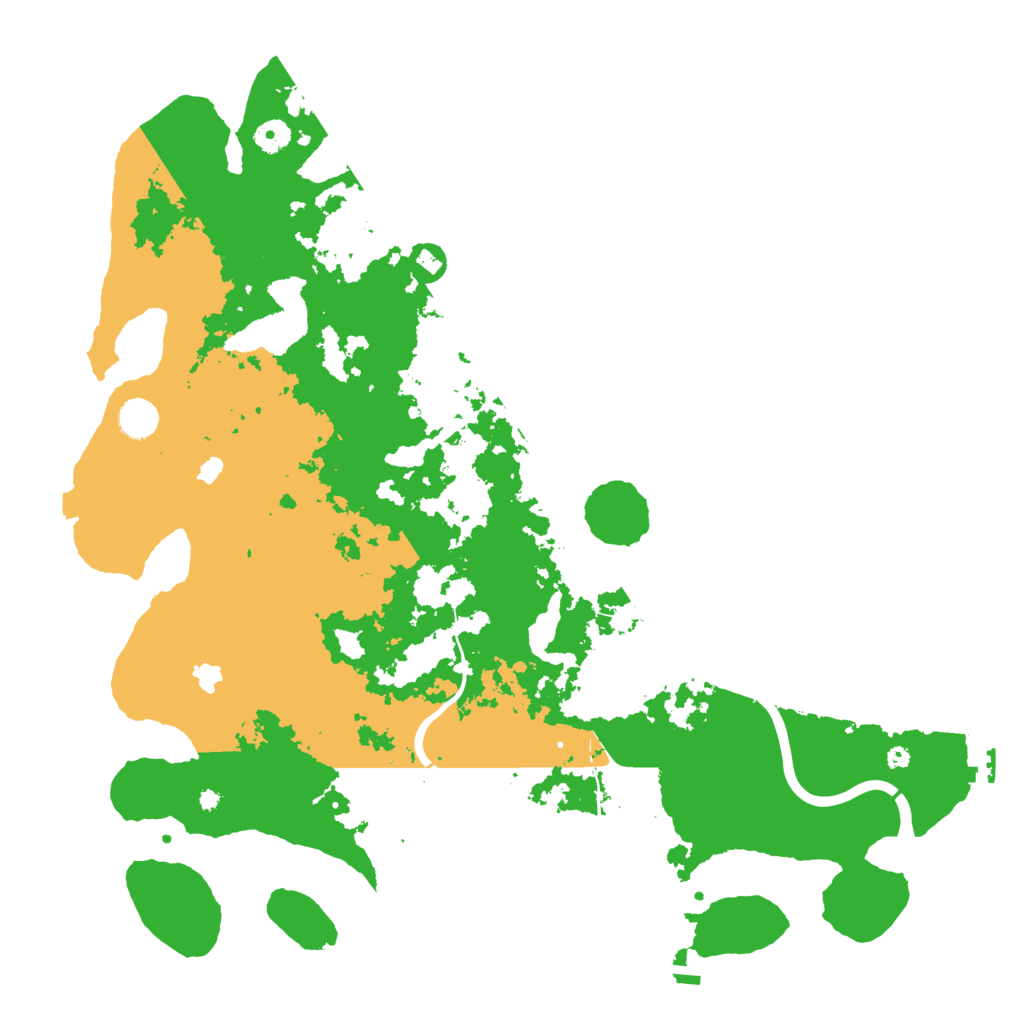 Biome Rust Map: Procedural Map, Size: 4500, Seed: 2475300