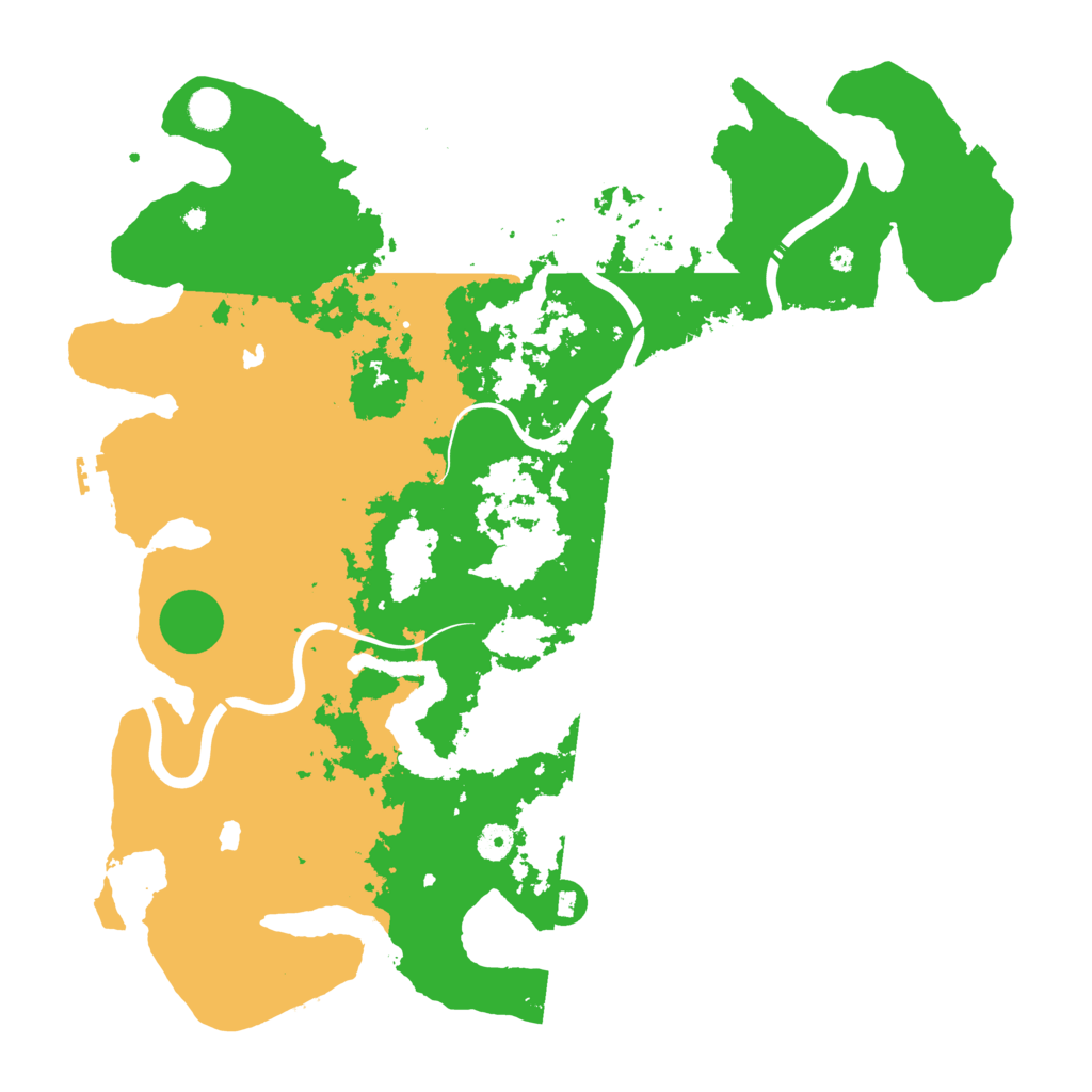 Biome Rust Map: Procedural Map, Size: 4500, Seed: 2287130