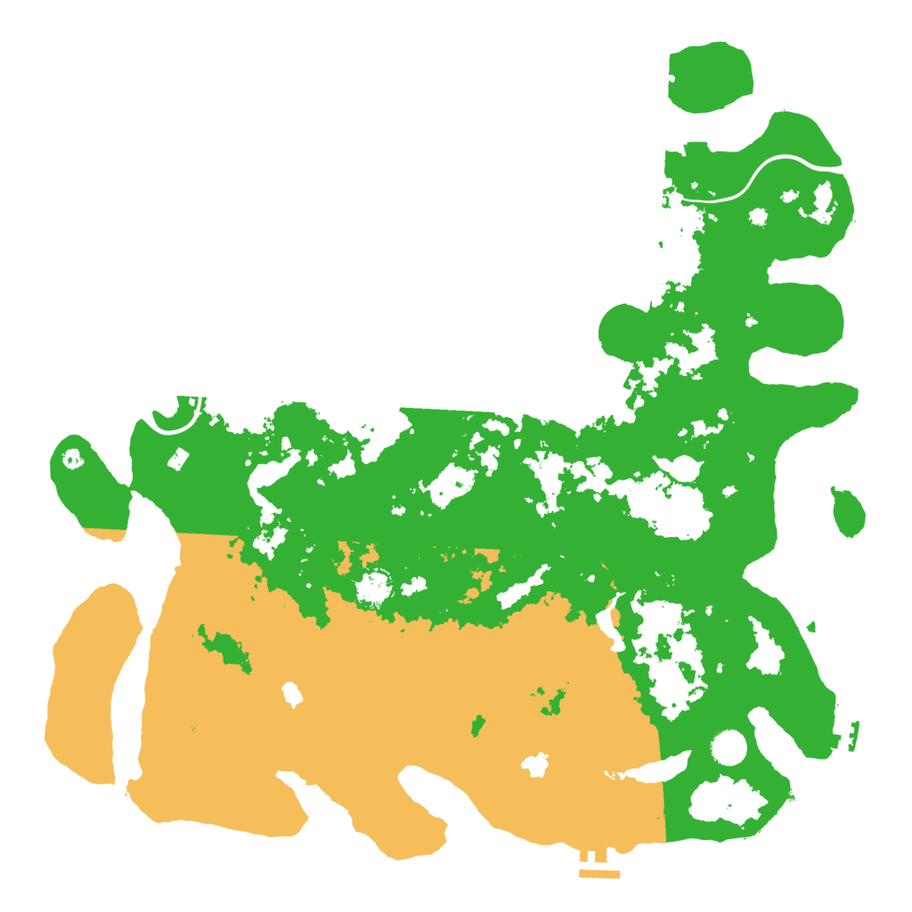 Biome Rust Map: Procedural Map, Size: 4500, Seed: 4922464