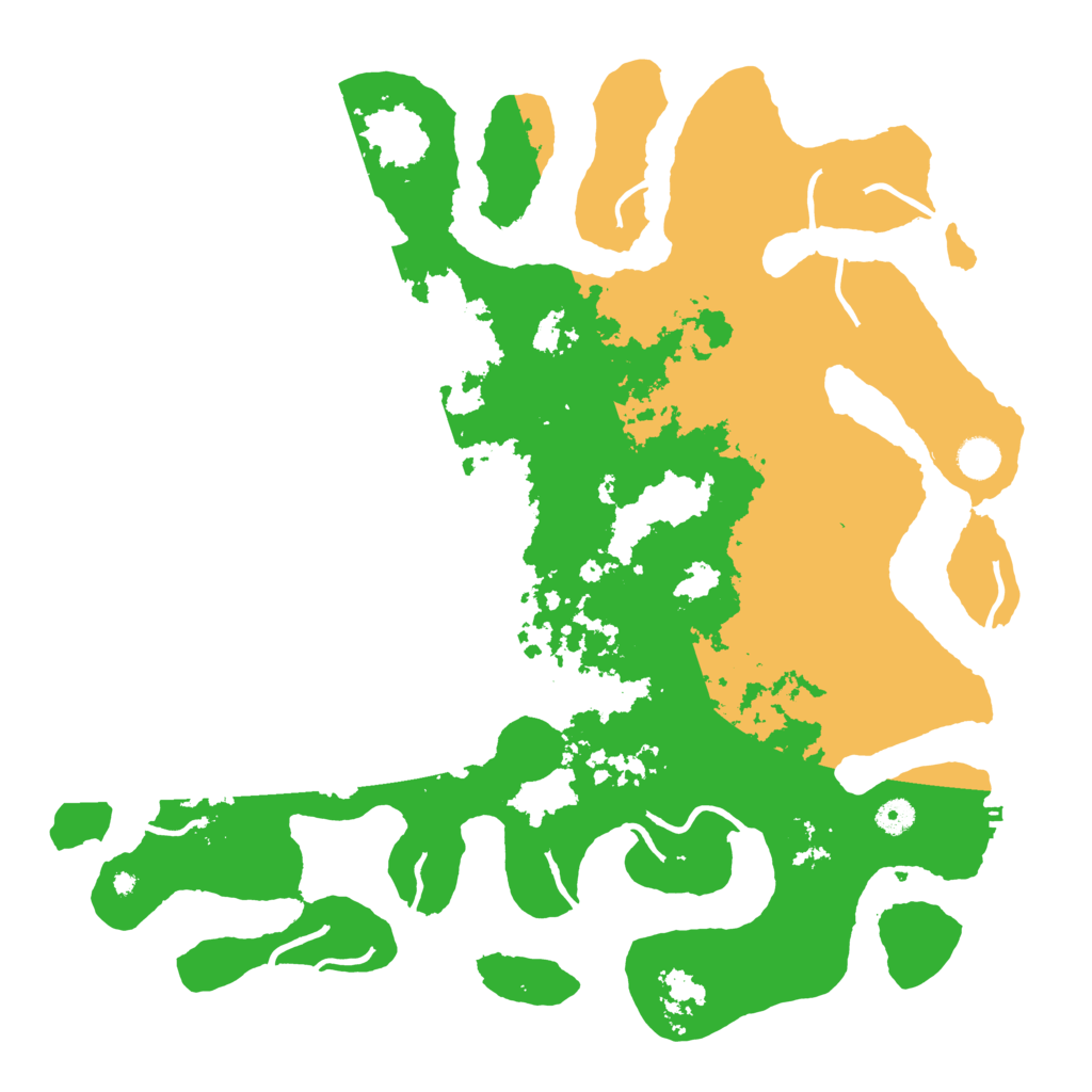 Biome Rust Map: Procedural Map, Size: 4500, Seed: 5852966