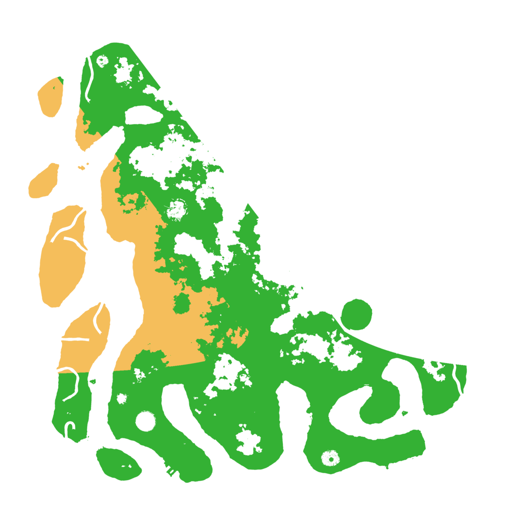 Biome Rust Map: Procedural Map, Size: 4500, Seed: 3355457