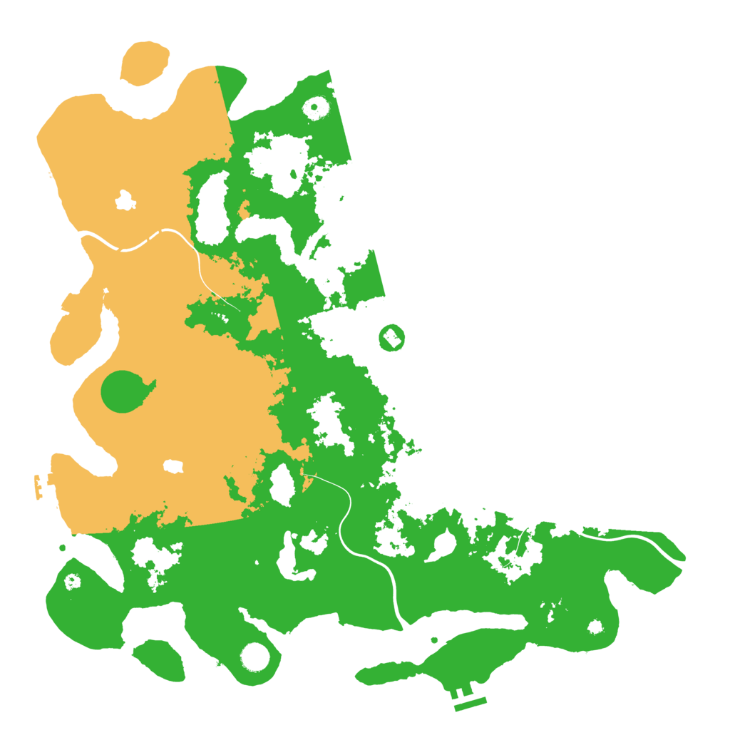 Biome Rust Map: Procedural Map, Size: 4500, Seed: 6358519