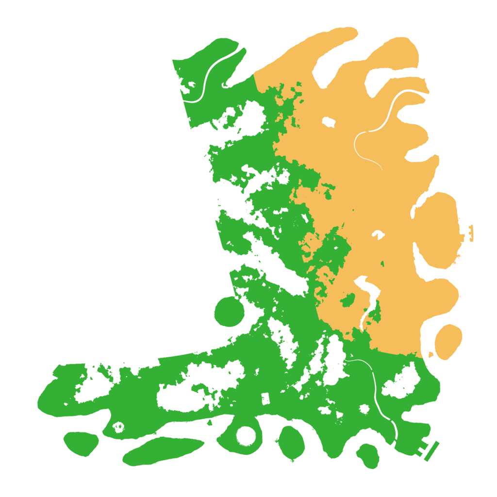 Biome Rust Map: Procedural Map, Size: 4500, Seed: 649233