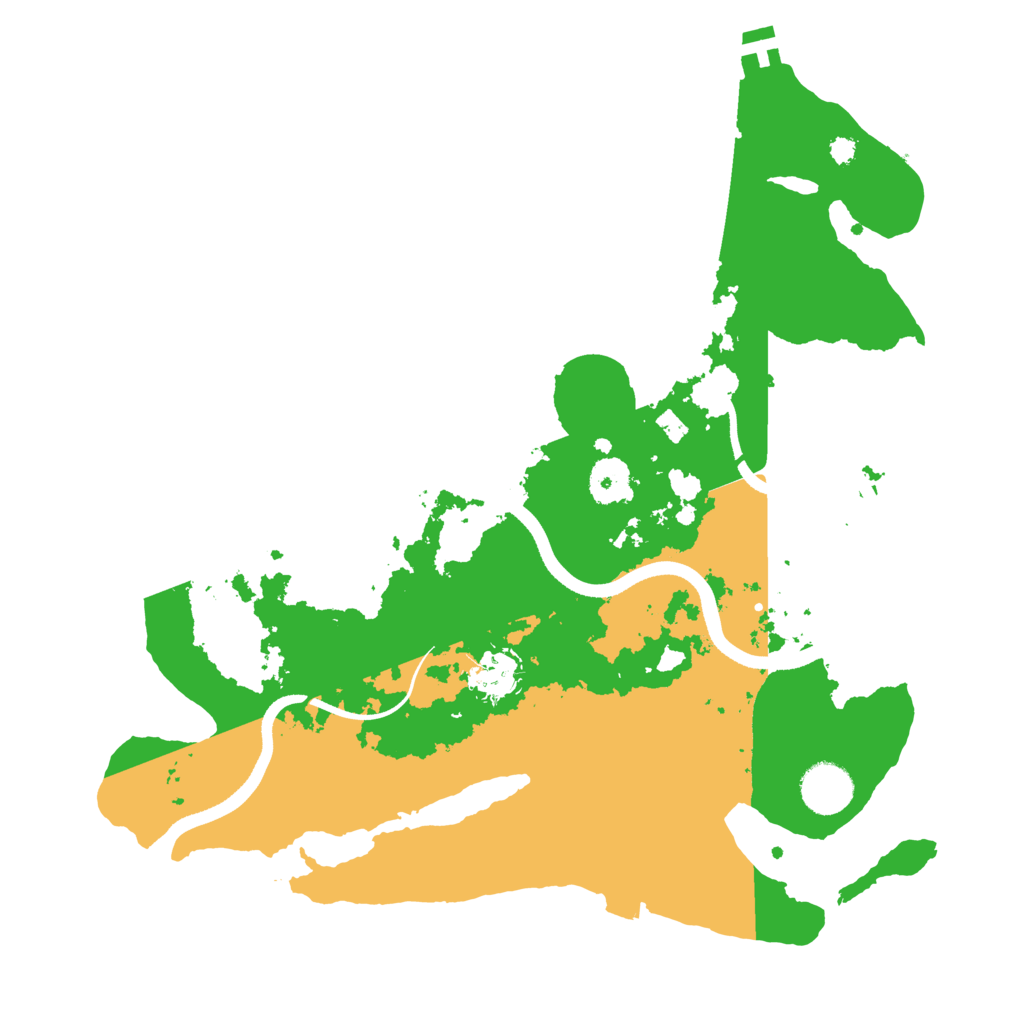 Biome Rust Map: Procedural Map, Size: 3500, Seed: 2789890