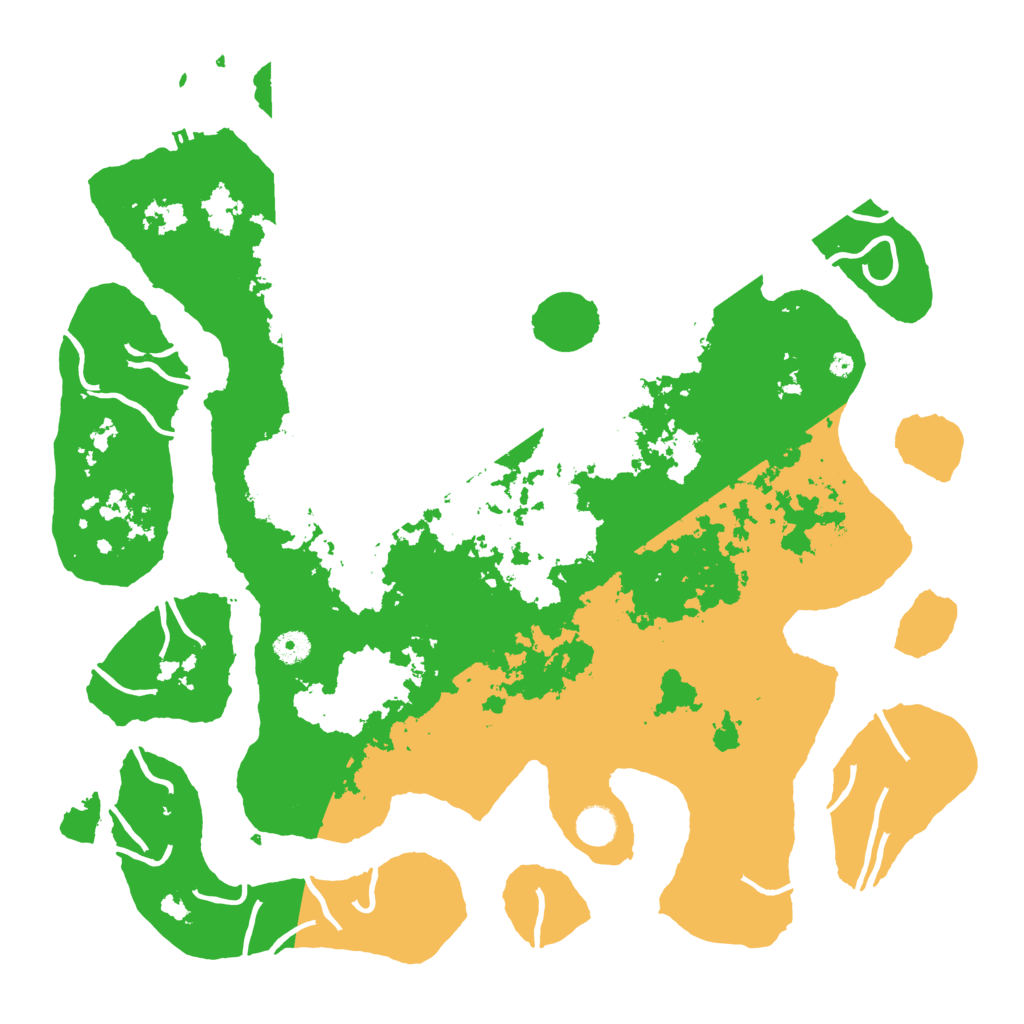 Biome Rust Map: Procedural Map, Size: 4500, Seed: 1086657