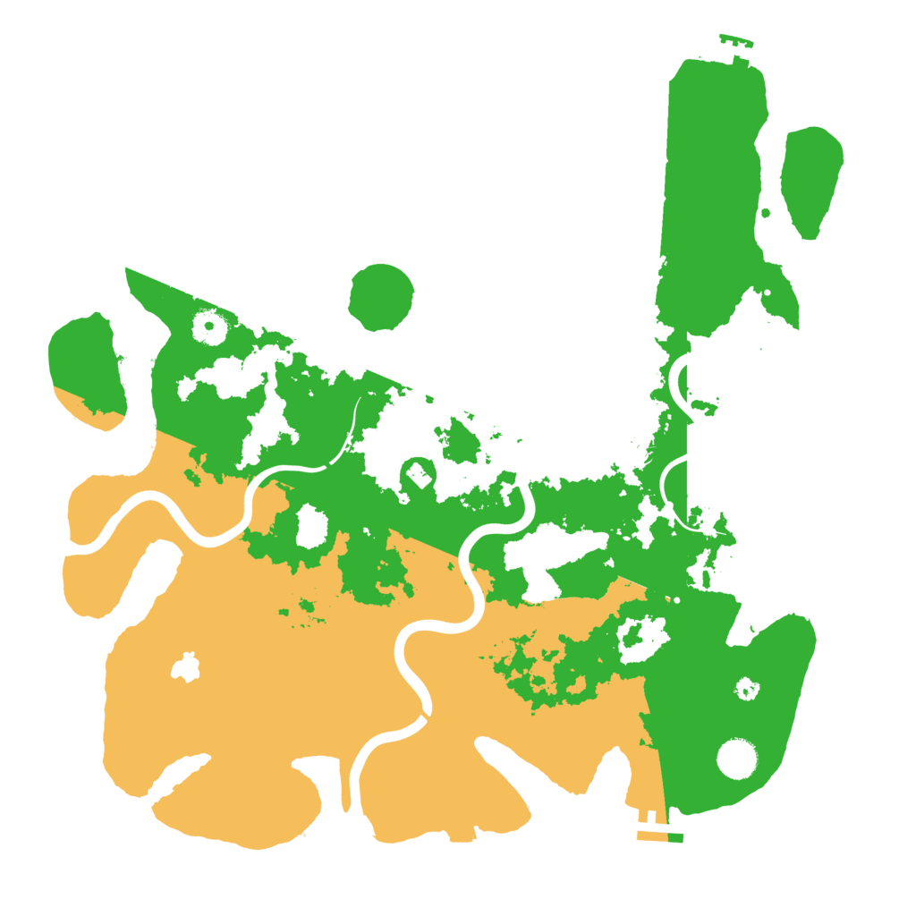 Biome Rust Map: Procedural Map, Size: 4000, Seed: 69556