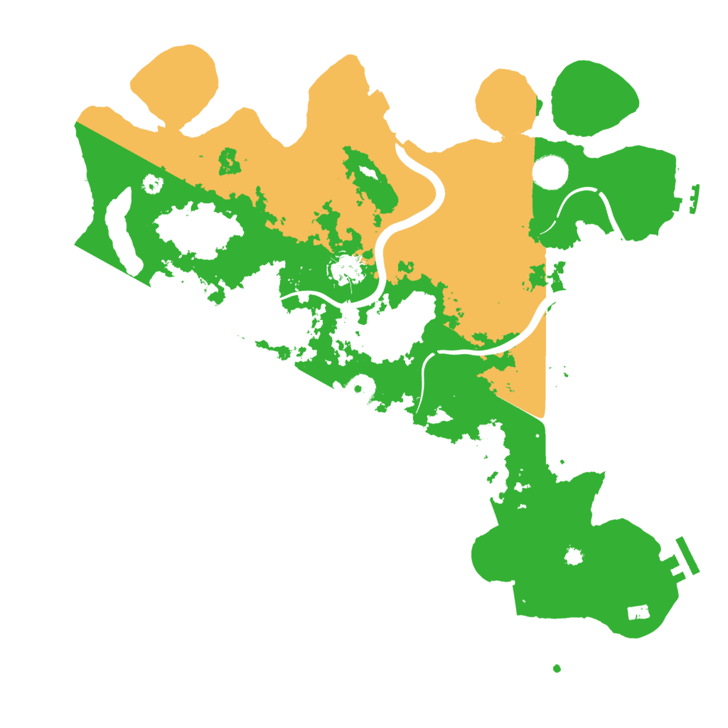 Biome Rust Map: Procedural Map, Size: 3700, Seed: 3942029