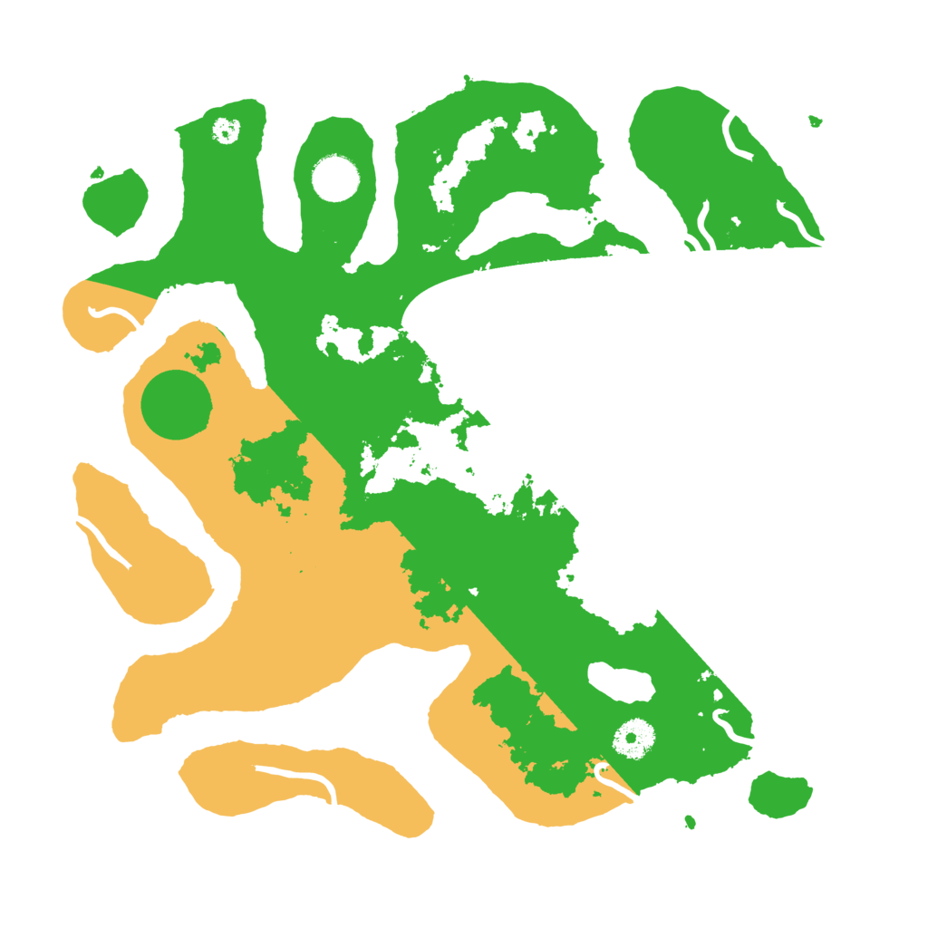 Biome Rust Map: Procedural Map, Size: 3500, Seed: 4777294