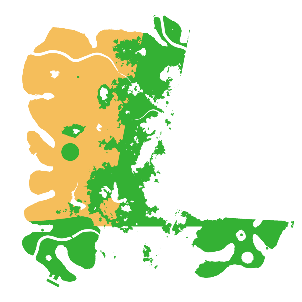 Biome Rust Map: Procedural Map, Size: 4500, Seed: 5584923