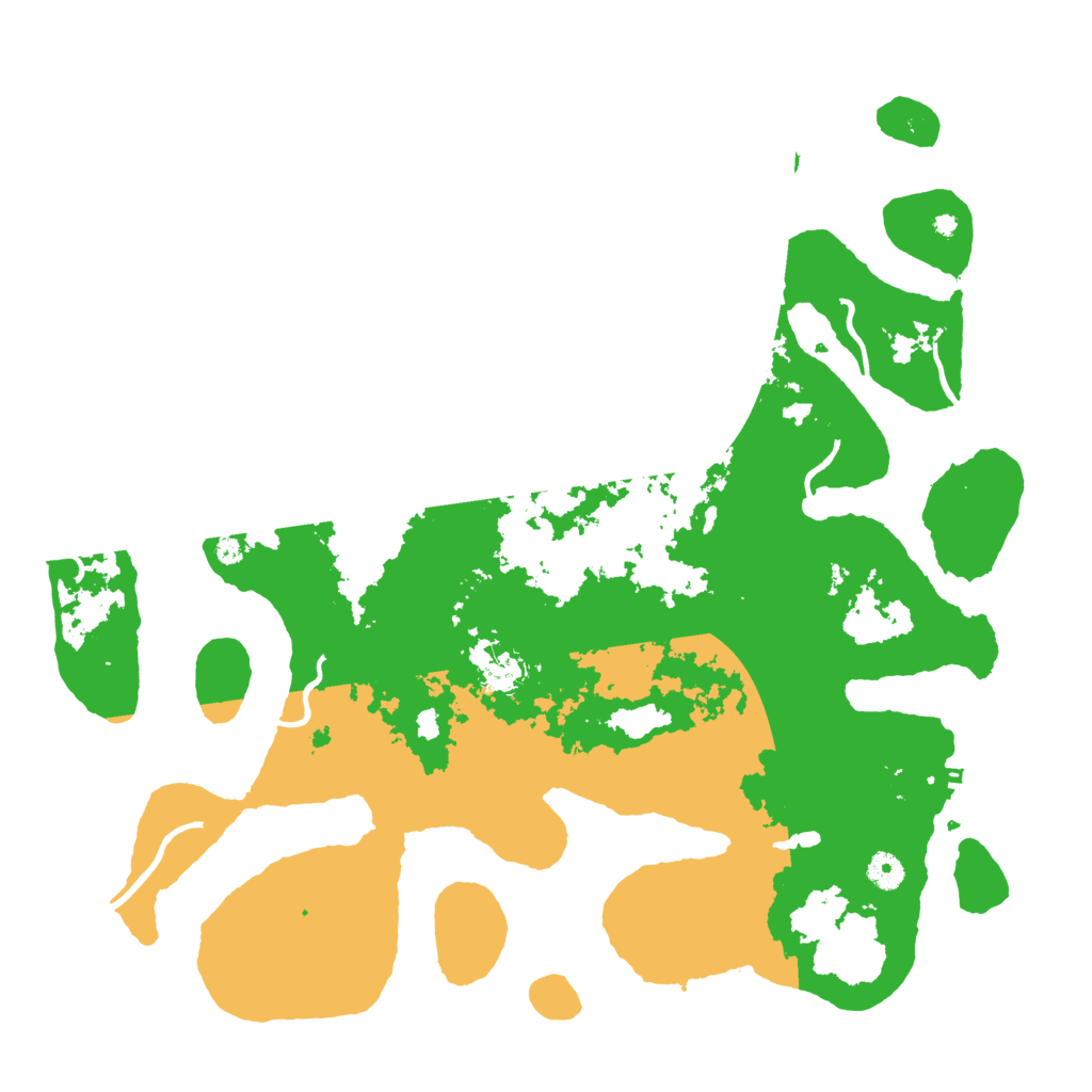 Biome Rust Map: Procedural Map, Size: 4500, Seed: 1462545