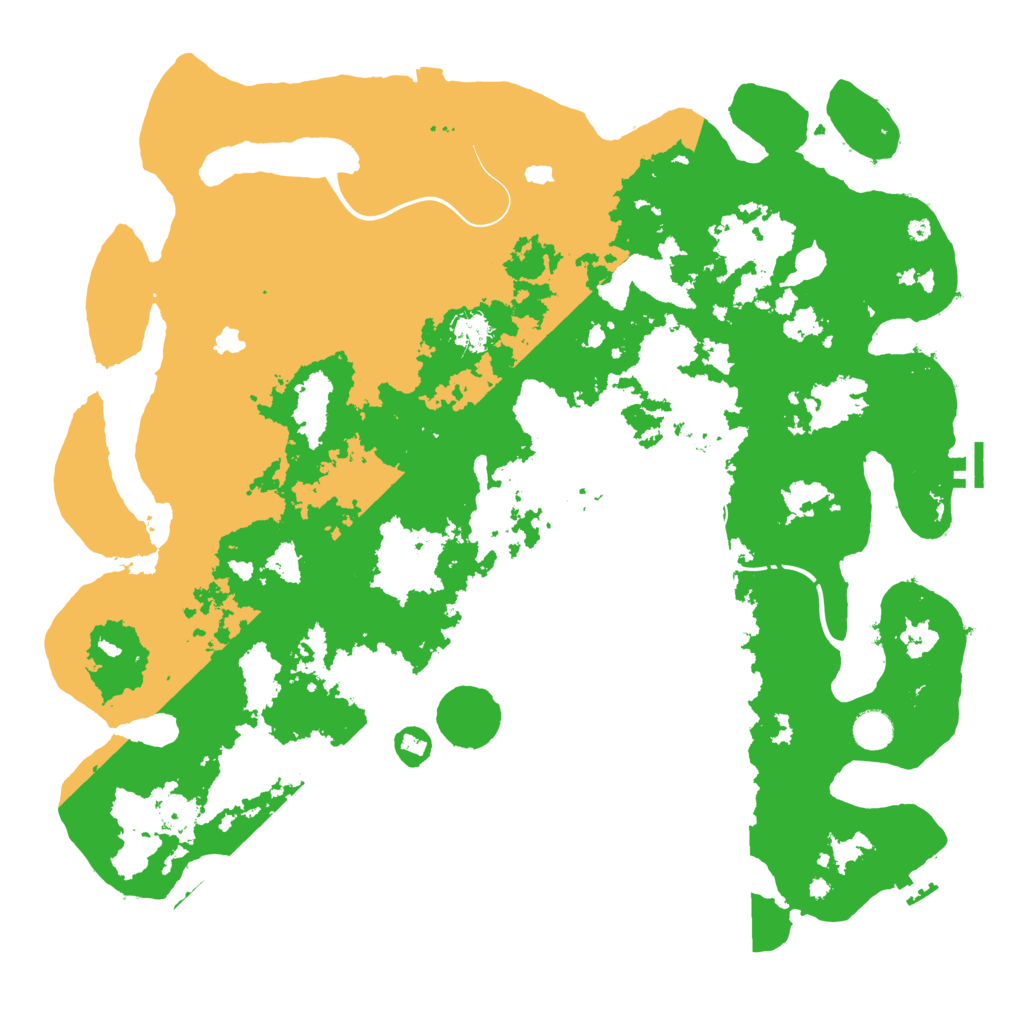 Biome Rust Map: Procedural Map, Size: 4500, Seed: 638738