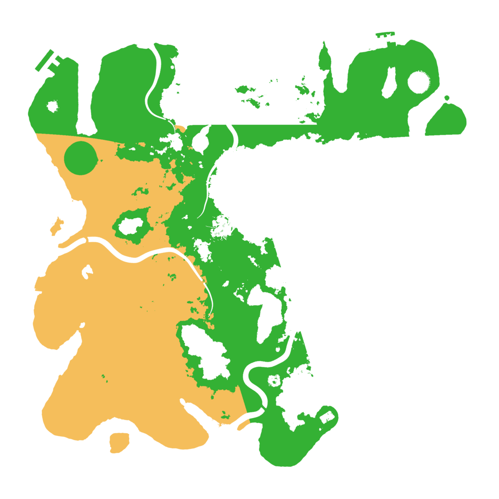 Biome Rust Map: Procedural Map, Size: 4000, Seed: 6225116