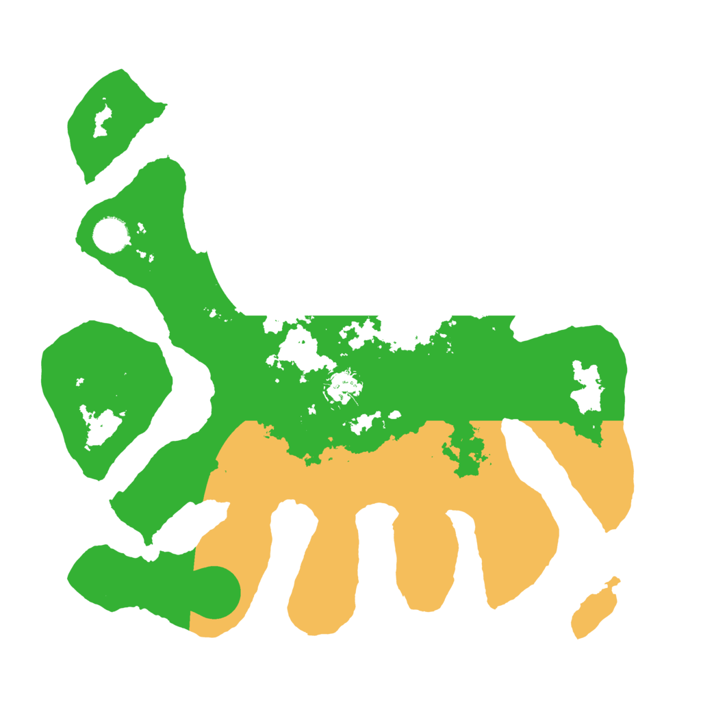 Biome Rust Map: Barren, Size: 3500, Seed: 3396096