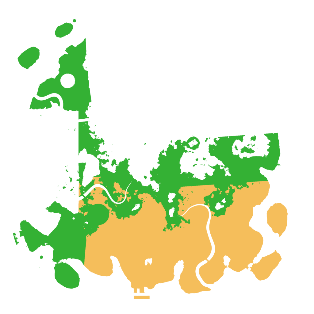 Biome Rust Map: Procedural Map, Size: 4000, Seed: 5124767