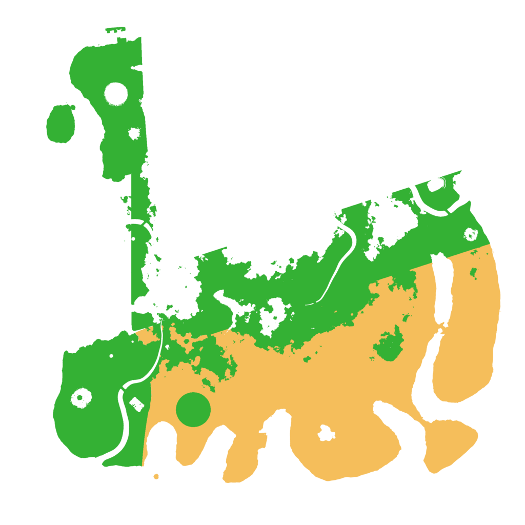 Biome Rust Map: Procedural Map, Size: 4000, Seed: 3032070