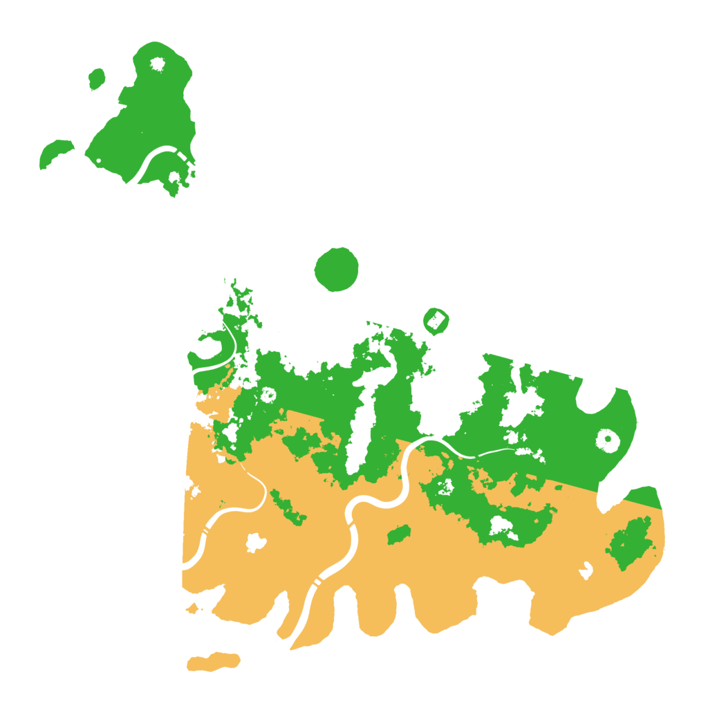Biome Rust Map: Procedural Map, Size: 4500, Seed: 6277207