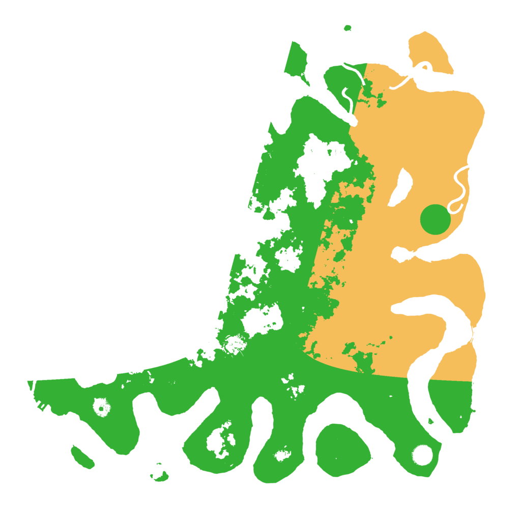 Biome Rust Map: Procedural Map, Size: 4500, Seed: 2492227