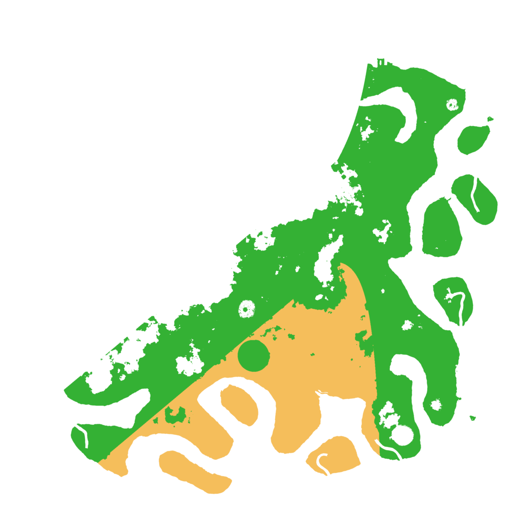 Biome Rust Map: Procedural Map, Size: 4500, Seed: 2977993