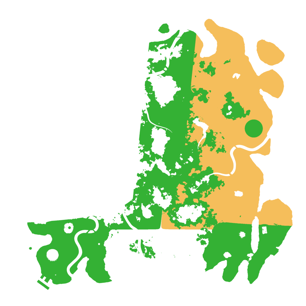 Biome Rust Map: Procedural Map, Size: 4500, Seed: 5385232