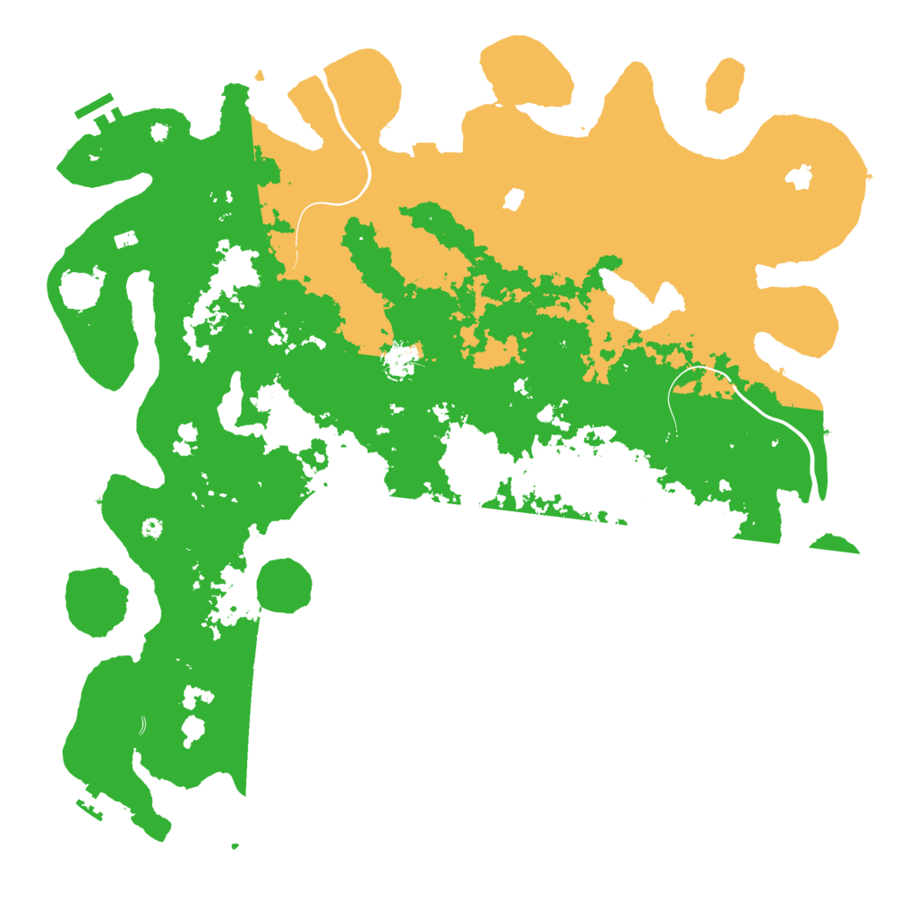 Biome Rust Map: Procedural Map, Size: 4500, Seed: 1338846