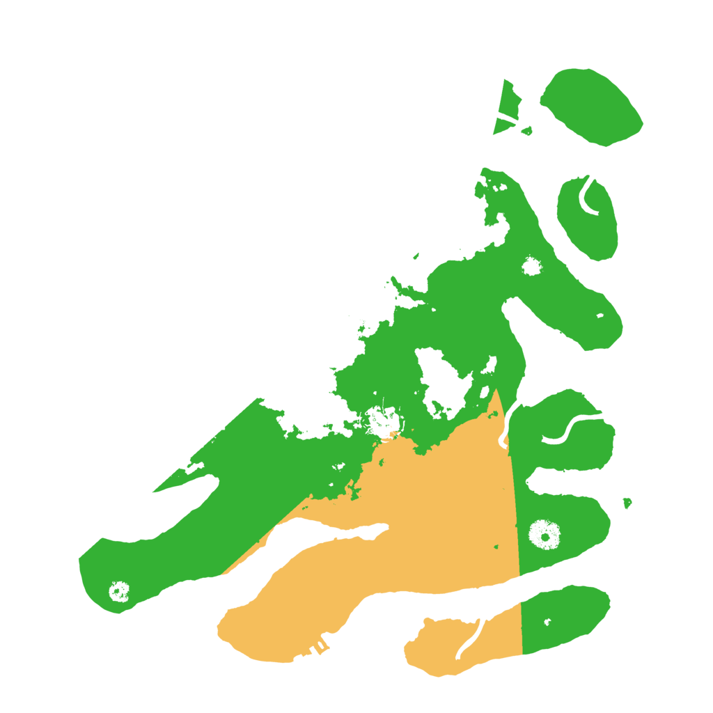 Biome Rust Map: Procedural Map, Size: 3500, Seed: 1793454665