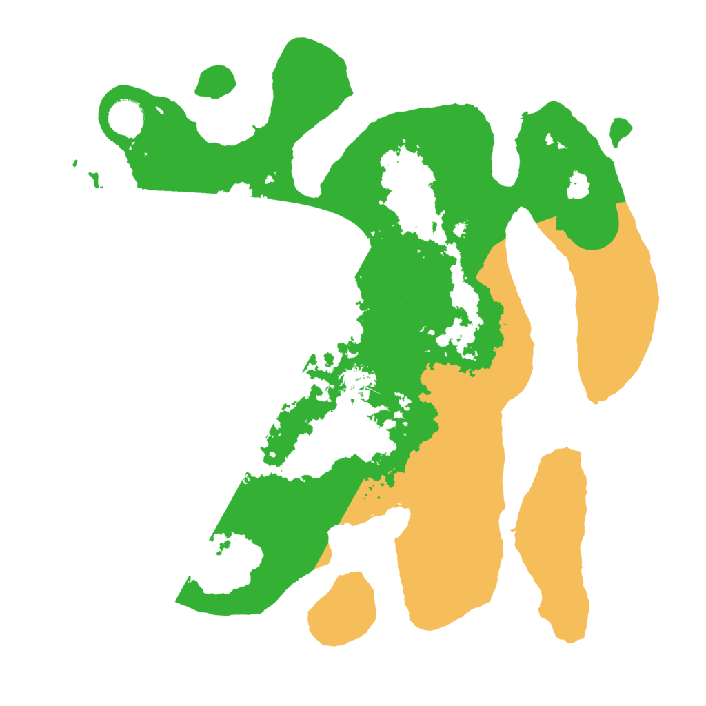 Biome Rust Map: Barren, Size: 3500, Seed: 3860720