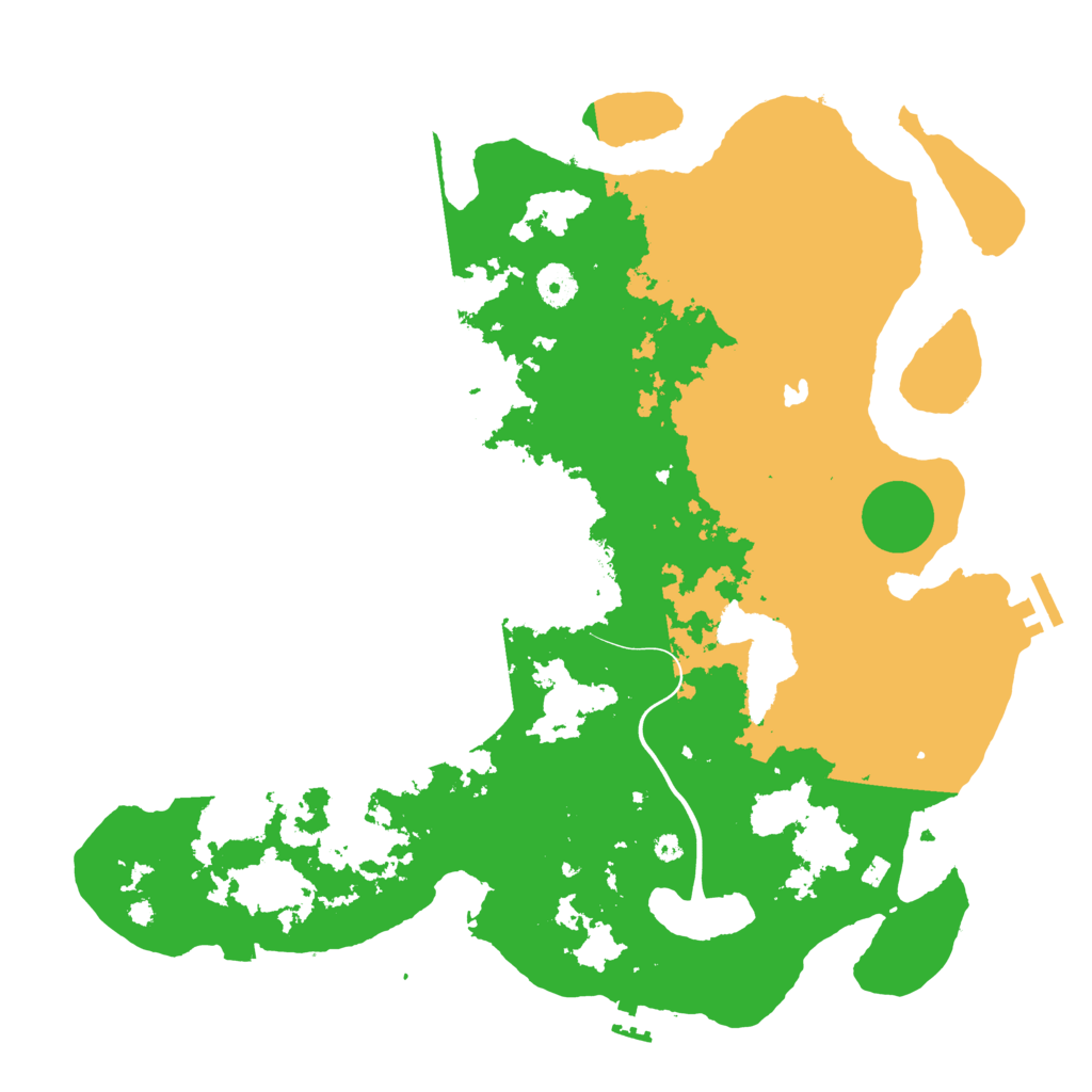 Biome Rust Map: Procedural Map, Size: 4000, Seed: 301382