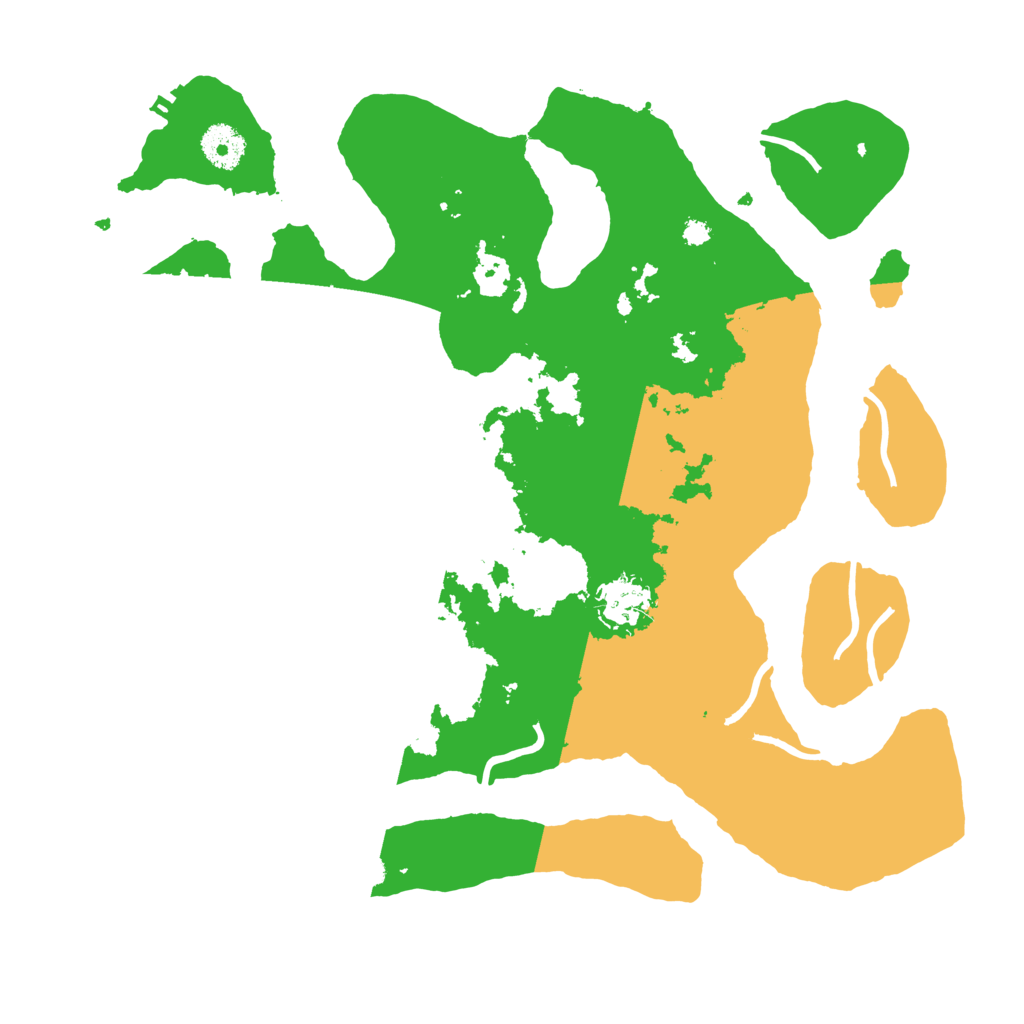 Biome Rust Map: Procedural Map, Size: 3550, Seed: 585380