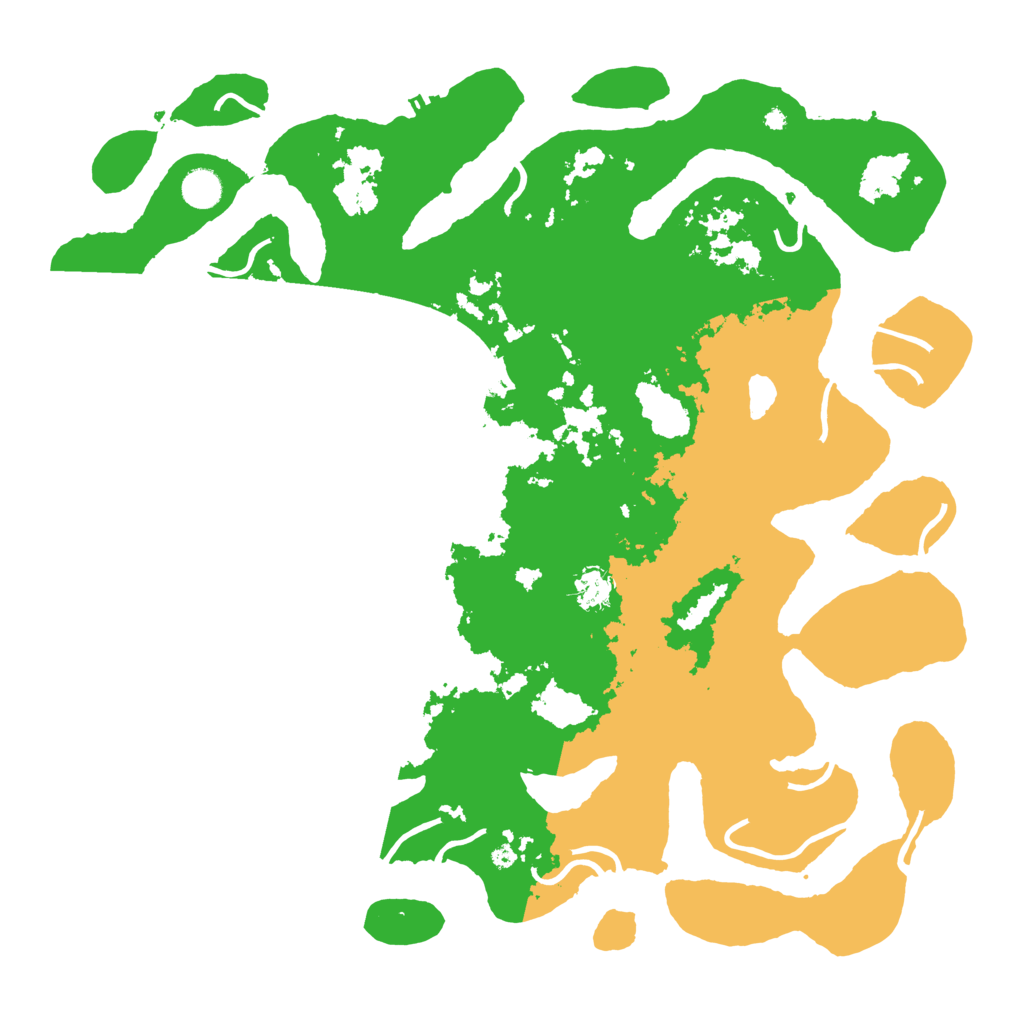 Biome Rust Map: Procedural Map, Size: 4500, Seed: 6155622