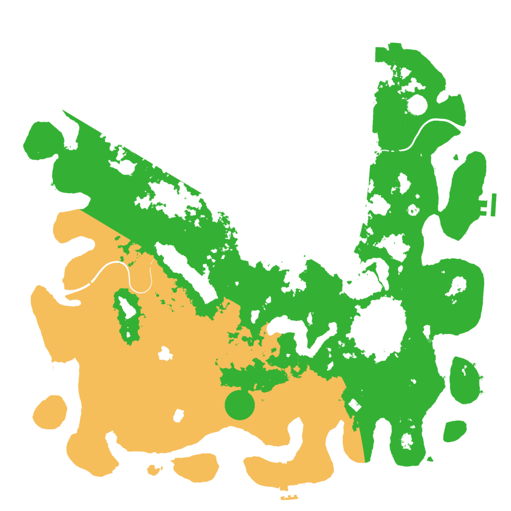 Biome Rust Map: Procedural Map, Size: 4500, Seed: 3593454