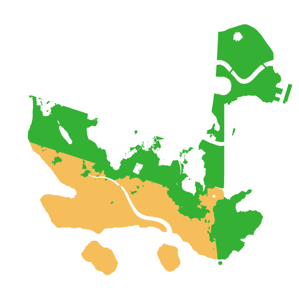 Biome Rust Map: Procedural Map, Size: 3000, Seed: 2438940