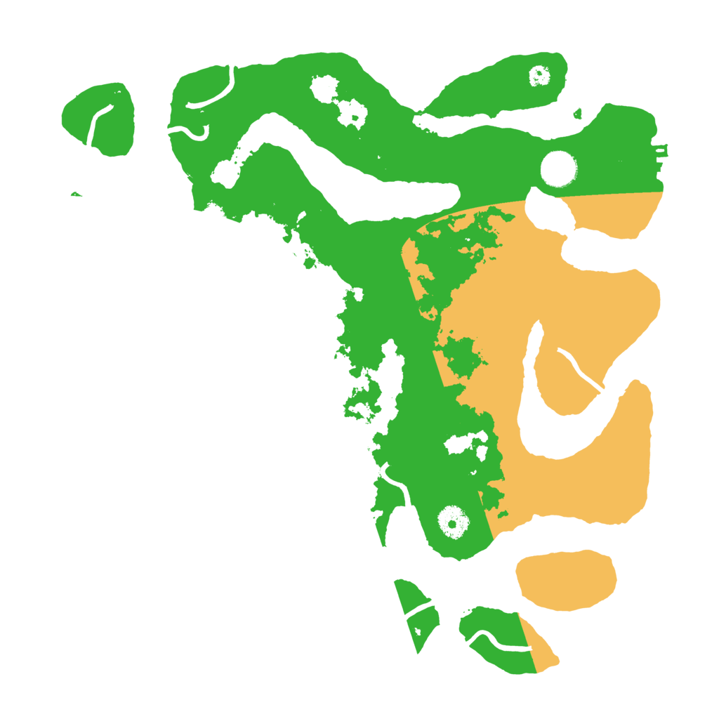 Biome Rust Map: Procedural Map, Size: 3500, Seed: 4212200