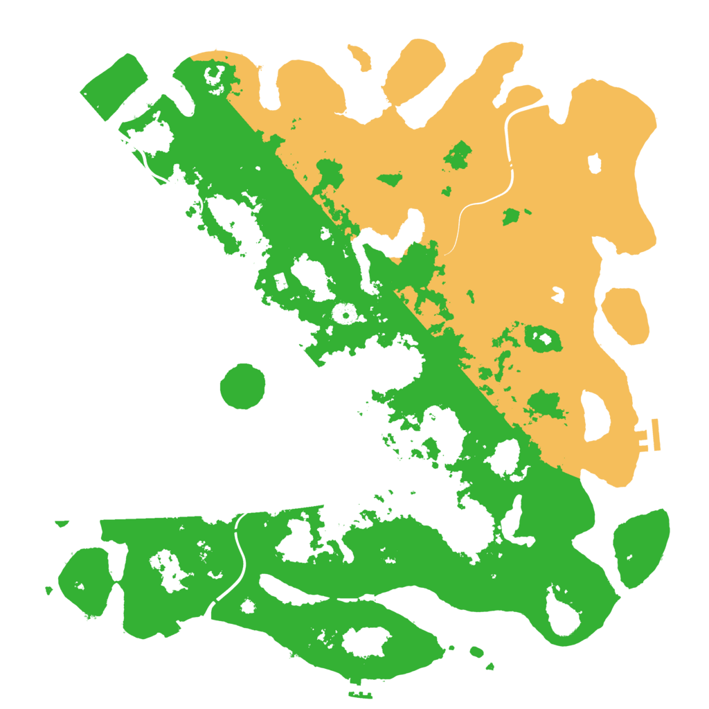 Biome Rust Map: Procedural Map, Size: 4500, Seed: 5012883